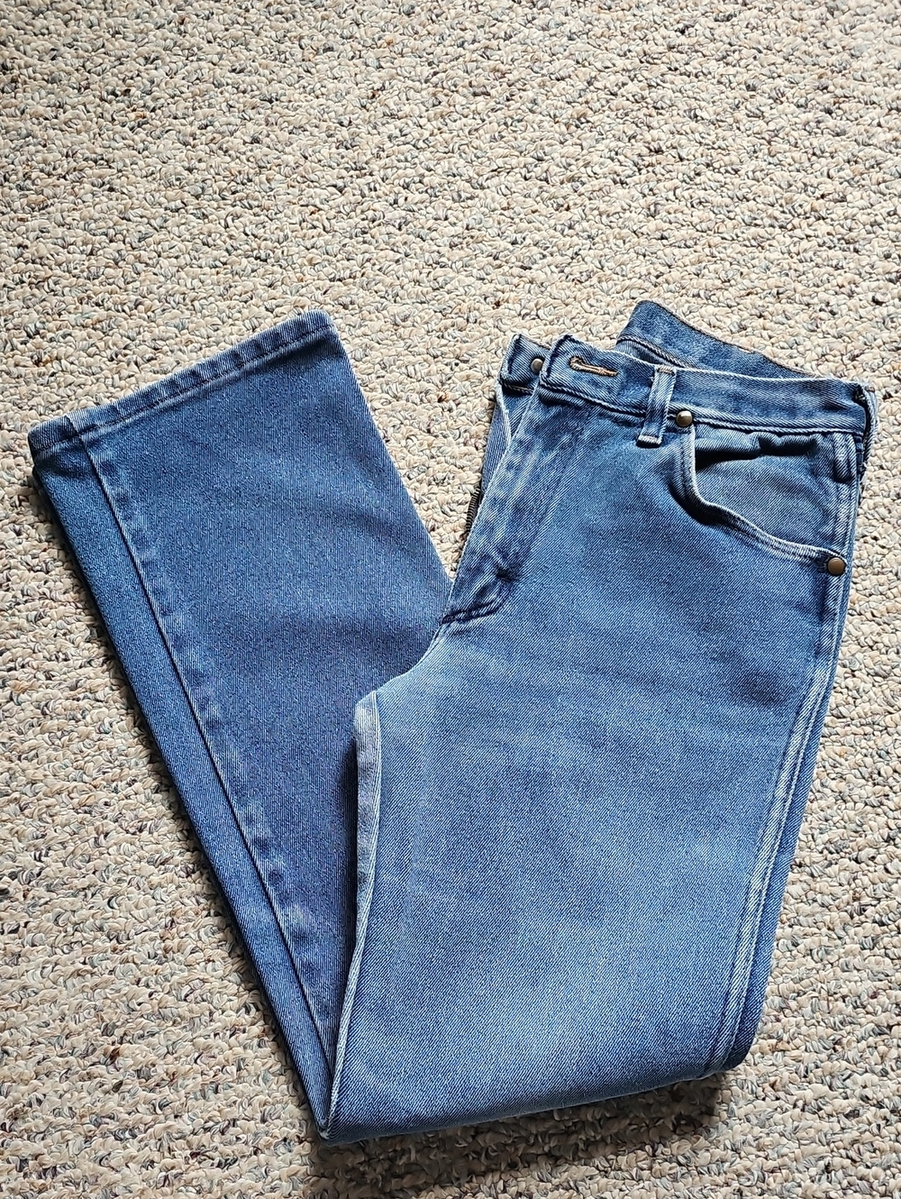 Wrangler Straight Fit Blue Denim Jeanssize 31 X 32